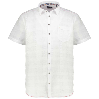 Freizeithemd in Seersucker-Qualität weiß_900 | 5XL
