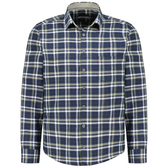 Kariertes Freizeithemd aus Baumwolle grün_455 | 6XL