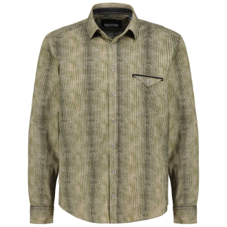 Freizeithemd in Cord-Optik, Short Style oliv_477/65 | 4XL