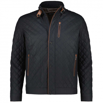 Gesteppte Lederjacke im sportlichen Blouson-Stil marine_NAVY | 74