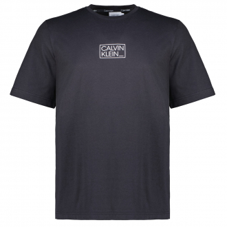 T-Shirt aus Biobaumwolle mit "Calvin Klein"-Schriftzug schwarz_BEH | 3XL