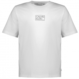 T-Shirt aus Biobaumwolle mit "Calvin Klein"-Schriftzug weiß_YAF | 4XL