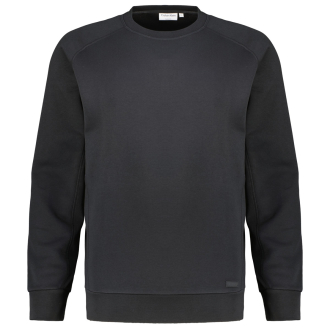 Sweatshirt mit Stretch schwarz_BEH | 3XL
