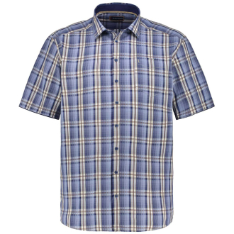 Kariertes Freizeithemd blau_257 | 3XL