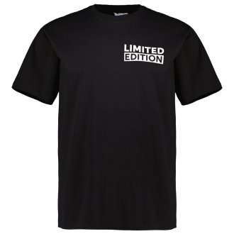 T-Shirt mit Statement-Print schwarz_700 | 4XL