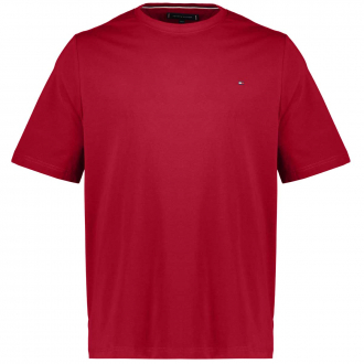 Basic T-Shirt mit Elasthan dunkelrot_XJS | 3XL