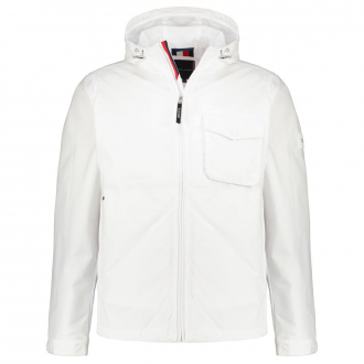 Jacke mit elastischen Einsätzen weiß_YCF | 3XL