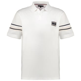 Poloshirt aus Biobaumwolle weiß_YBR | 4XL