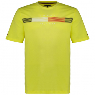 T-Shirt mit Logo-Print gelb_ZII | 5XL