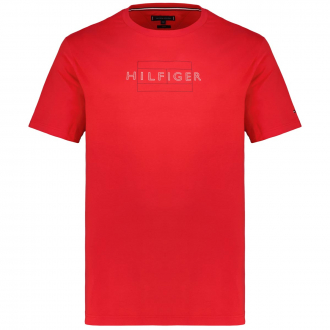 T-Shirt mit Logo-Print rot_XK3 | 3XL