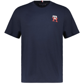 T-Shirt mit Logo-Stickerei marine_DW5 | 3XL