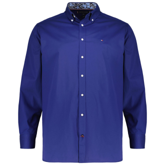 Freizeithemd aus Biobaumwolle dunkelblau_DCA | 4XL