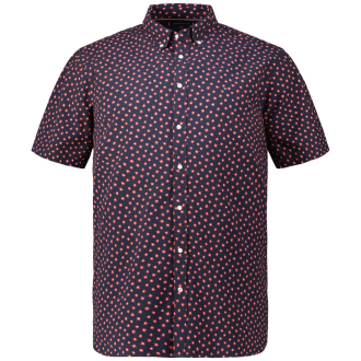 Freizeithemd in Seersucker-Qualität blau_0GY | 4XL