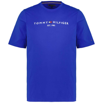 T-Shirt mit Logo-Stickerei royalblau_C66 | 3XL