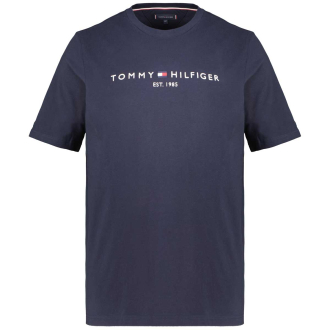 T-Shirt mit Logo-Stickerei marine_DW5 | 5XL
