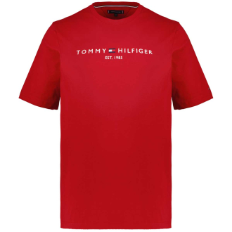 T-Shirt mit Logo-Stickerei rot_XMP | 3XL
