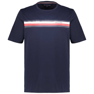 T-Shirt mit Label-Print marine_DW5 | 3XL