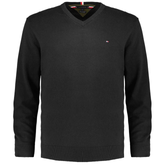 Feinstrickpullover mit Kaschmir schwarz_BDS | 3XL