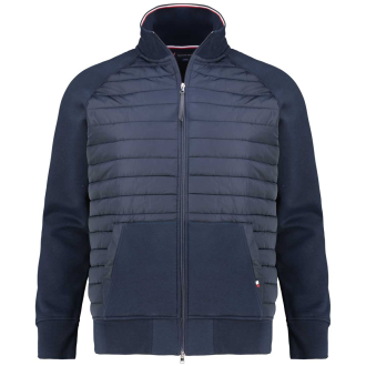 Sweatjacke mit Steppeinsatz marine_DW5 | 3XL
