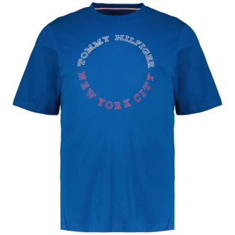 T-Shirt mit Logo-Print blau_C3J | 5XL