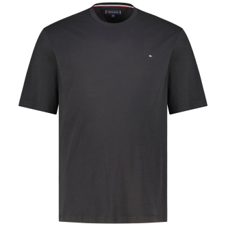 T-Shirt mit Elasthan schwarz_BDS | 4XL