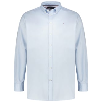 Freizeithemd mit Stretch hellblau_C1S | 5XL