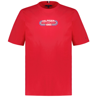 T-Shirt mit Print rot_XLG | 3XL
