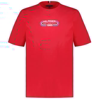 T-Shirt mit Print rot_XLG | 3XL