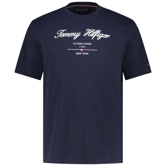 T-Shirt mit Logo-Stickerei marine_DW5 | 3XL
