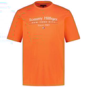 T-Shirt mit Label-Print orange_SCX | 3XL