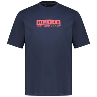 T-Shirt mit Label-Print marine_DW5 | 3XL