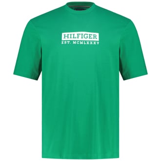 T-Shirt mit Label-Print grün_L4F | 3XL