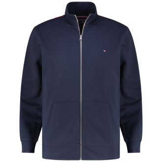 Sweatjacke mit Elasthan marine_DW5 | 3XL