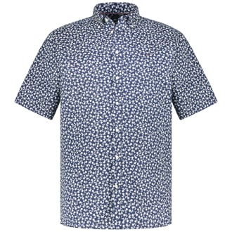 Freizeithemd aus Leinenmischung dunkelblau_DCC | 3XL