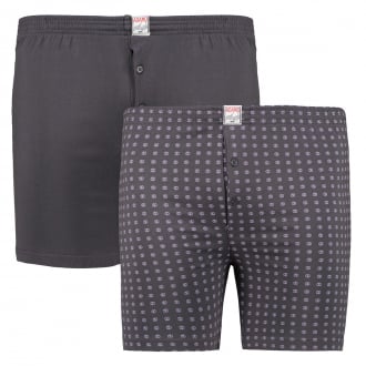 Doppelpack Boxershorts grau_710 | 8