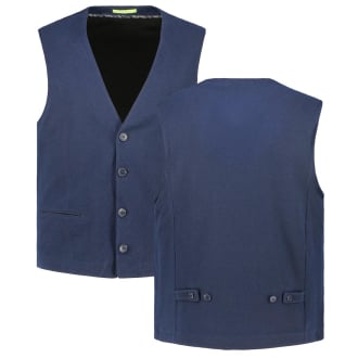 Weste mit Stretch dunkelblau_43 | 62