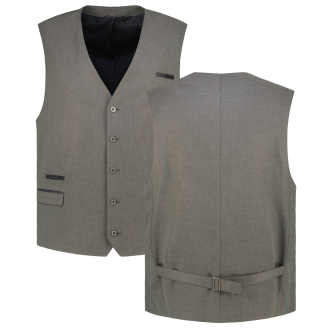 Weste mit Stretch, knitterresistent oliv_35 | 62