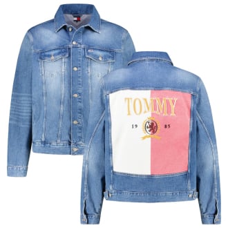 Jeansjacke mit Elasthan blau_1A5 | 4XL