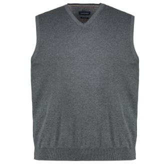 Pullunder aus Pima-Baumwolle anthrazit_782 | 3XL