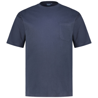 Basic T-Shirt mit Brusttasche dunkelblau_360 | 3XL