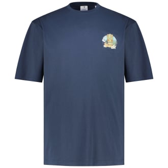 T-Shirt mit Statement-Print dunkelblau_DARKBLU | 3XL