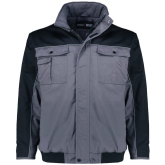 Arbeitsjacke mit praktischen Taschenvarianten grau_080 | 3XL