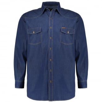 Jeanshemd blau_2630 | 3XL