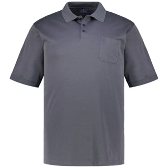 Poloshirt mit Pima-Baumwolle anthrazit_019 | 3XL