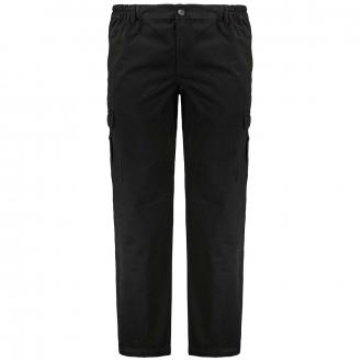 Cargohose mit Stretchbund schwarz_099 | 4XL