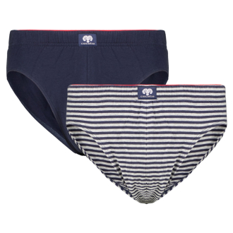 Slip aus elastischem Jersey, Doppelpack dunkelblau_632 | 8