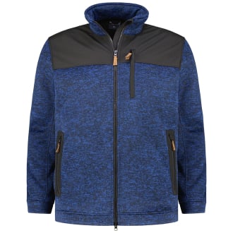 Strickfleecejacke, wasserabweisend marine_04 | 3XL