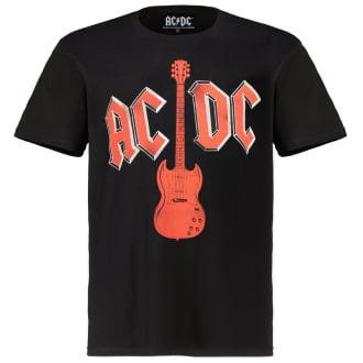 T-Shirt mit AC/DC Print schwarz_0200 | 3XL