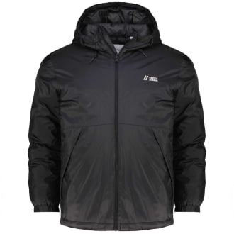 Freizeitjacke mit Kapuze schwarz_BLACK | 3XL