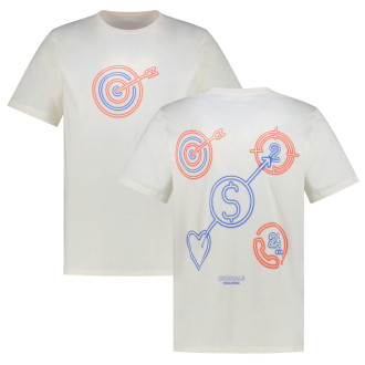 T-Shirt mit Print auf Vorder- und Rückseite creme_BUTTERCREAM | 3XL